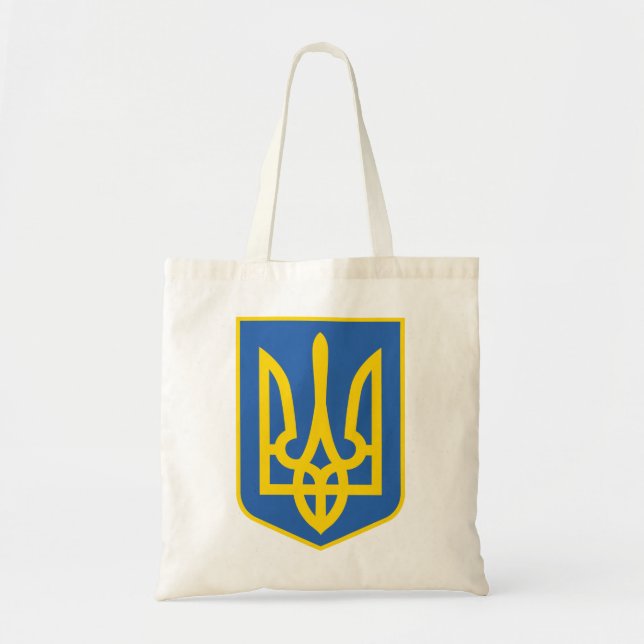 BOLSO DE TELA TRIDENTE DE UCRANIA (Frente)
