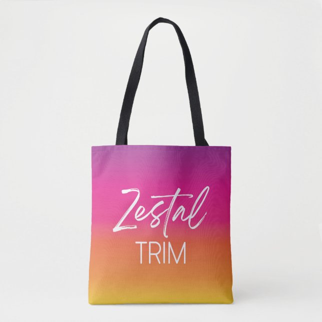 Bolso De Tela Trim Zestal (Anverso)