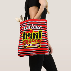 Bolso De Tela Trini divertido y gracioso más allá de los huesos