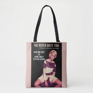 Bolso De Tela Trío de niños de rover negro/rosa "Yvonne real des
