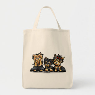 Bolso De Tela Trío de Yorkie