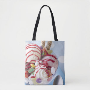 Bolso De Tela Trío del helado y del helado dulce