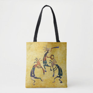 Bolso De Tela Trío del músico de KOKOPELLI + sus ideas