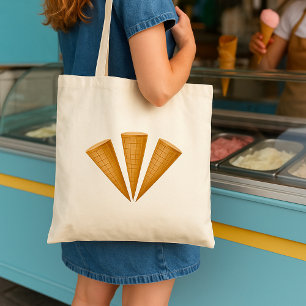 Bolso De Tela Triple postre veraniego de helado de helado de hel
