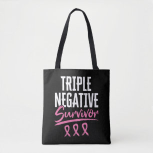 Bolso De Tela Triple sobreviviente negativa de cáncer de mama TN