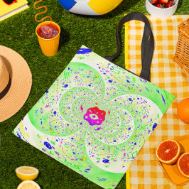 Bolso De Tela Trippy Green