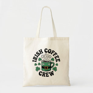 Bolso De Tela Tripulación de café irlandés Diseño de amante del