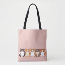 Tripulación de gatitos lindos kawaii Rosa melocotó
