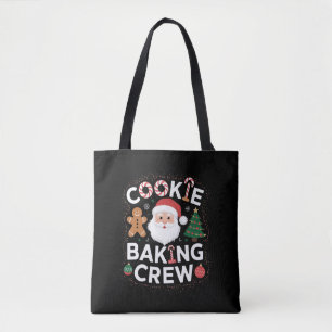 Bolso De Tela Tripulación de Horneado de Galletas de Navidad Nav