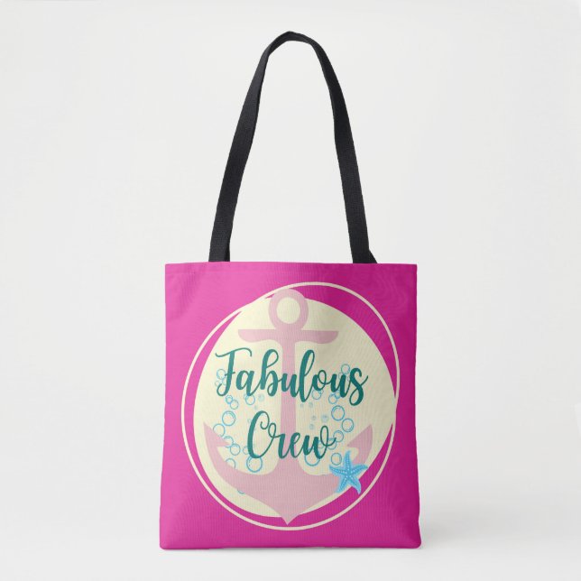 Bolso De Tela Tripulación fabulosa (Anverso)