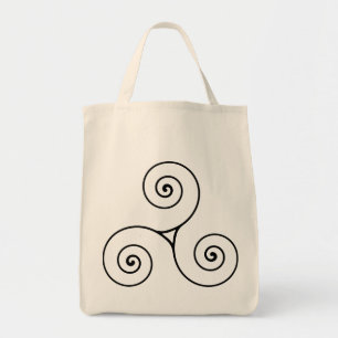 Bolso De Tela Triskele