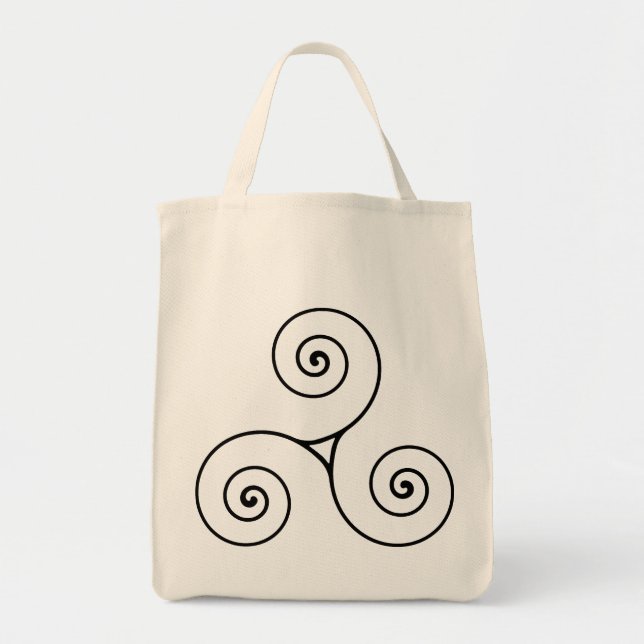Bolso De Tela Triskele (Frente)