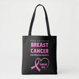 Bolso De Tela Trive 365 Mes de Conciencia sobre el Cáncer de Mam