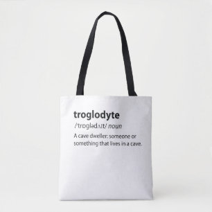 Bolso De Tela Troglodyte - Espeleología divertida de castores de