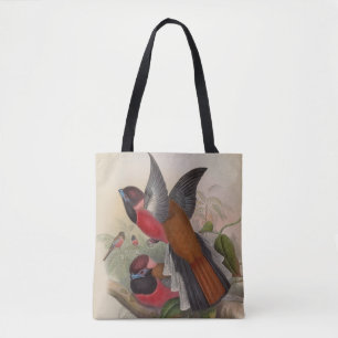 Bolso De Tela Trogón de Diard por John Gould