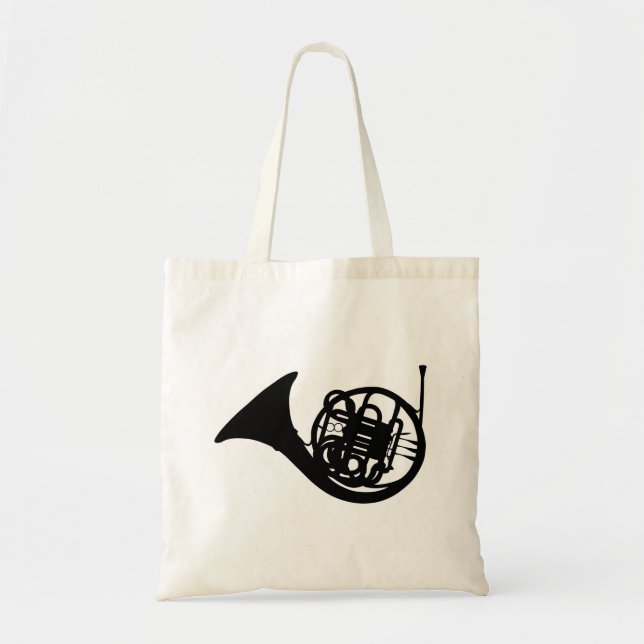 Bolso De Tela Trompa Francesa (Frente)