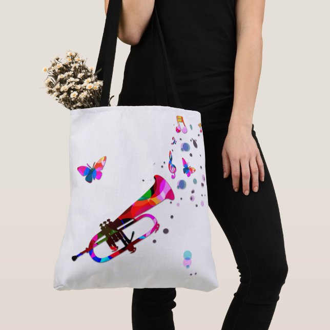 Bolso De Tela Trompeta festiva (Detalle)