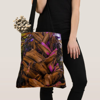 Bolso De Tela Tronco de Palma Negra