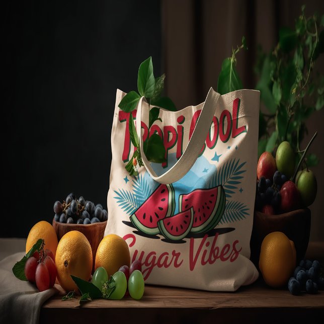 Bolso De Tela Tropi Cool Sugar Vibes  (Tropi Cool Sugar Vibes Tote Bag)