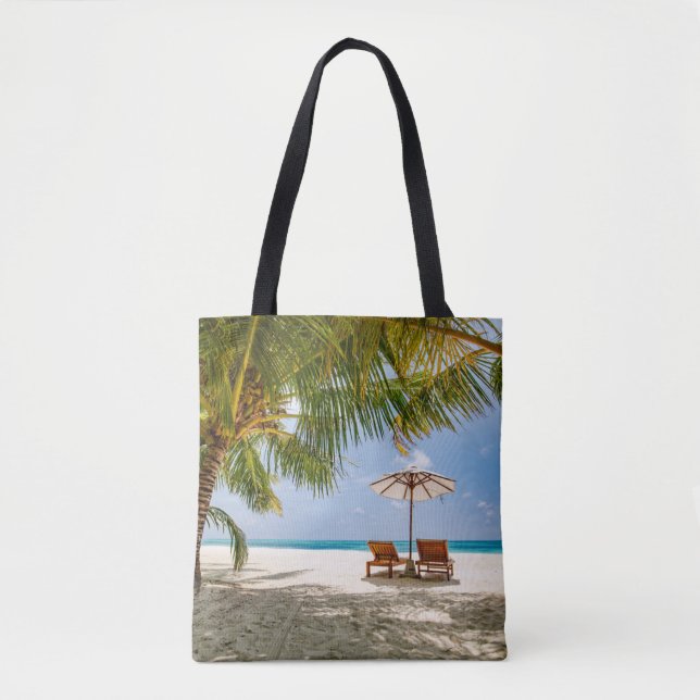 Bolso De Tela Tropical Beaches | Beach Dominican Republic (Anverso)