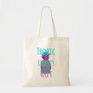 Bolso De Tela Tropical Como Su Piña Caliente Costera