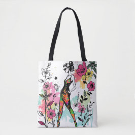 Bolso De Tela Tropical Elegance Duet