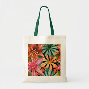 Bolso De Tela tropical/hawaiano/floral/floral