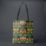 Bolso De Tela Tropical Toucan Pineapple Hibiscus Vibrant<br><div class="desc">Escape to paradise with every step you take with our Tropical Toucan Tote Bag – a stunning celebration of color, nature, and island spirit. This eye-catching tote features a richly detailed illustration of vibrant toucans nestled among golden pineapples, luscious passionfruit, juicy mangoes, and blooming hibiscus flowers in radiant red and...</div>