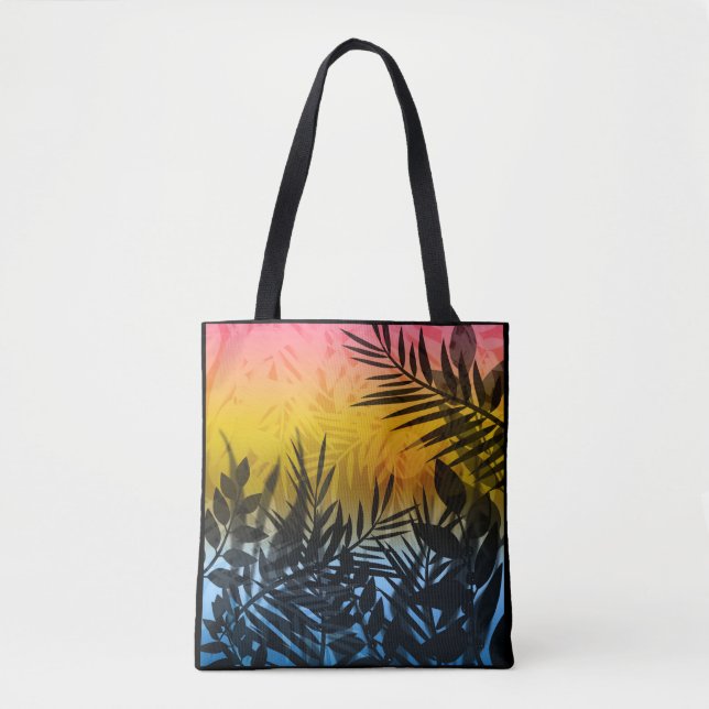 Bolso De Tela trópicos, verano (Anverso)