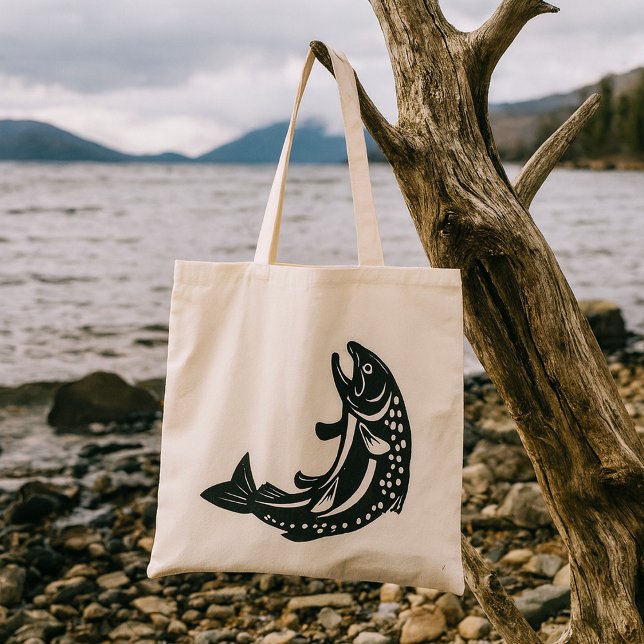 Bolso De Tela Trout Fish (Subido por el creador)