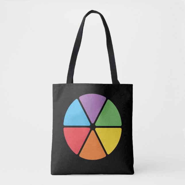 Bolso De Tela Trozos de conocimiento (Anverso)