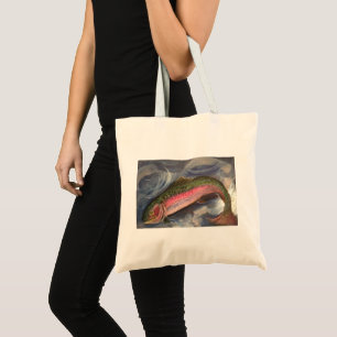 Bolso De Tela Trucha arco iris