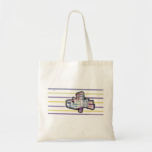 Bolso De Tela trucha arcoíris verano