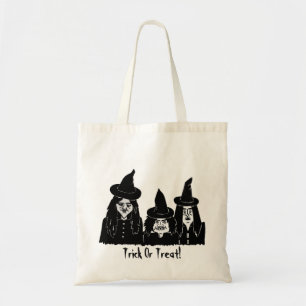 Bolso De Tela truco asustadizo fantasmagórico o invitación de