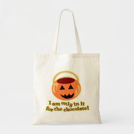 Bolso De Tela Truco de chocolate para Halloween o diversión para