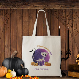 Bolso De Tela Truco de golosinas o maleta de Halloween