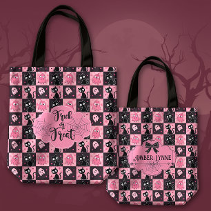 Bolso De Tela Truco de Halloween o infructuoso para los fantasma