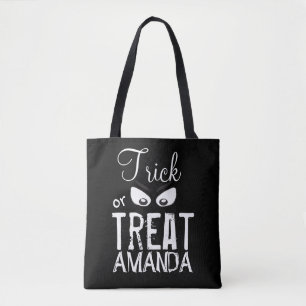 Bolso De Tela Truco De Halloween O Tratamiento De Los Fantasmas