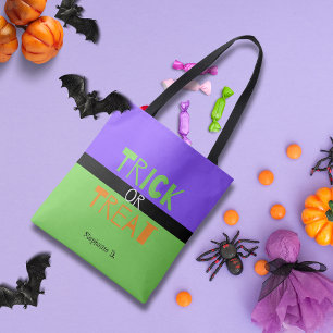 Bolso De Tela Truco espeluznante o Tote de tratamiento