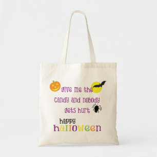 Bolso De Tela Truco o invitación