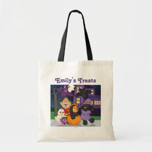 Bolso De Tela Truco o invitación de Webkinz Halloween