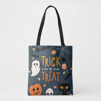 Bolso De Tela Truco o invitación Halloween