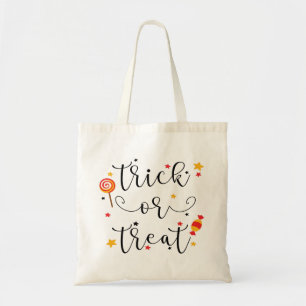 Bolso De Tela truco o invitación Halloween
