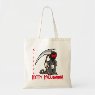 Bolso De Tela Truco o invitación personalizado del parca