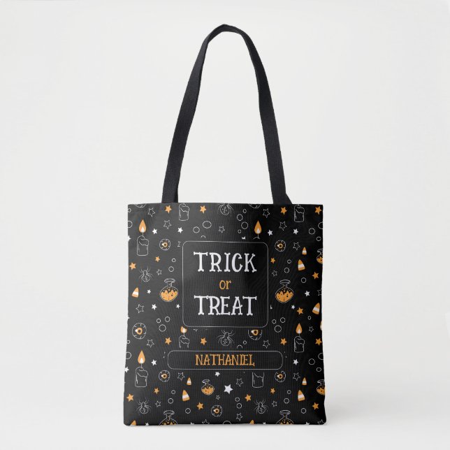 Bolso De Tela truco o tratamiento (Anverso)