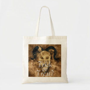 Bolso De Tela Truco O Tratamiento Gótico De Cabra En Halloween