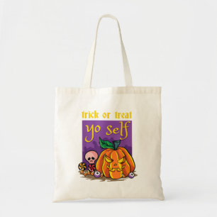 Bolso De Tela Truco O Trate Tu Autocalabaza Halloween Gracioso