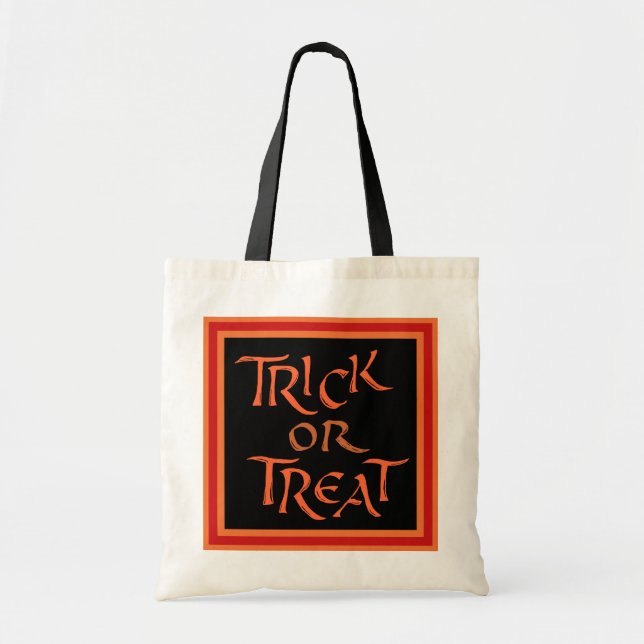 Bolso De Tela Truco o trato - (Frente)