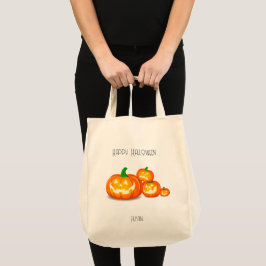 Bolso De Tela Truco o trato a Jack-O-Lantern - Personalizar