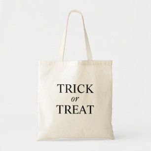 Bolso De Tela Truco o trato clásico de Halloween